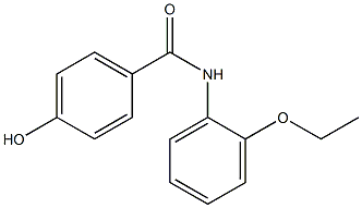 N-(2-ethoxyphenyl)-4-hydroxybenzamide 구조식 이미지