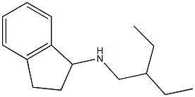 N-(2-ethylbutyl)-2,3-dihydro-1H-inden-1-amine 구조식 이미지