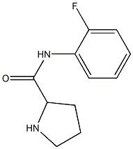 N-(2-fluorophenyl)pyrrolidine-2-carboxamide Structure