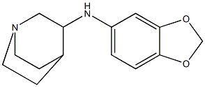 N-(2H-1,3-benzodioxol-5-yl)-1-azabicyclo[2.2.2]octan-3-amine 구조식 이미지