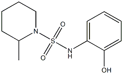 N-(2-hydroxyphenyl)-2-methylpiperidine-1-sulfonamide 구조식 이미지