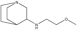 N-(2-methoxyethyl)-1-azabicyclo[2.2.2]octan-3-amine 구조식 이미지