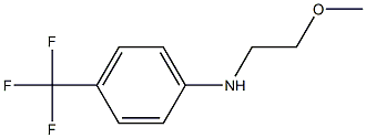 N-(2-methoxyethyl)-4-(trifluoromethyl)aniline 구조식 이미지