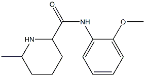 N-(2-methoxyphenyl)-6-methylpiperidine-2-carboxamide 구조식 이미지