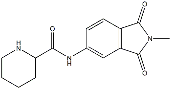 N-(2-methyl-1,3-dioxo-2,3-dihydro-1H-isoindol-5-yl)piperidine-2-carboxamide Structure