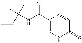 N-(2-methylbutan-2-yl)-6-oxo-1,6-dihydropyridine-3-carboxamide 구조식 이미지