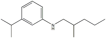 N-(2-methylpentyl)-3-(propan-2-yl)aniline 구조식 이미지