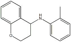N-(2-methylphenyl)-3,4-dihydro-2H-1-benzopyran-4-amine Structure