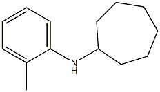 N-(2-methylphenyl)cycloheptanamine Structure
