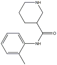 N-(2-methylphenyl)piperidine-3-carboxamide 구조식 이미지