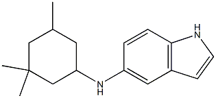 N-(3,3,5-trimethylcyclohexyl)-1H-indol-5-amine 구조식 이미지