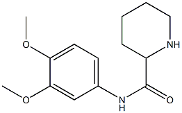 N-(3,4-dimethoxyphenyl)piperidine-2-carboxamide Structure