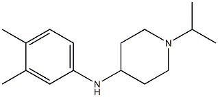 N-(3,4-dimethylphenyl)-1-(propan-2-yl)piperidin-4-amine Structure