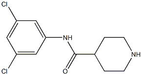 N-(3,5-dichlorophenyl)piperidine-4-carboxamide 구조식 이미지