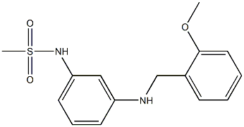 N-(3-{[(2-methoxyphenyl)methyl]amino}phenyl)methanesulfonamide Structure
