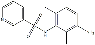 N-(3-amino-2,6-dimethylphenyl)pyridine-3-sulfonamide 구조식 이미지