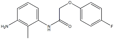 N-(3-amino-2-methylphenyl)-2-(4-fluorophenoxy)acetamide Structure