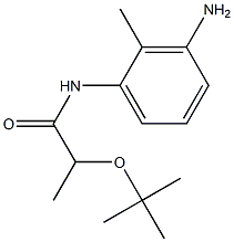 N-(3-amino-2-methylphenyl)-2-(tert-butoxy)propanamide 구조식 이미지