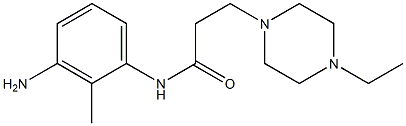 N-(3-amino-2-methylphenyl)-3-(4-ethylpiperazin-1-yl)propanamide Structure