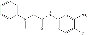 N-(3-amino-4-chlorophenyl)-2-[methyl(phenyl)amino]acetamide Structure