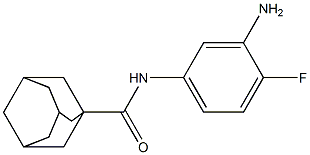 N-(3-amino-4-fluorophenyl)adamantane-1-carboxamide Structure