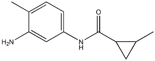N-(3-amino-4-methylphenyl)-2-methylcyclopropanecarboxamide Structure