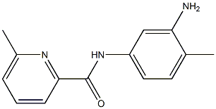 N-(3-amino-4-methylphenyl)-6-methylpyridine-2-carboxamide 구조식 이미지