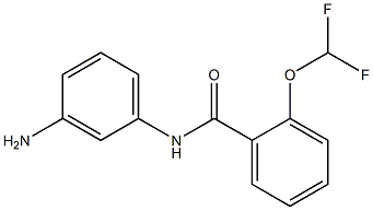 N-(3-aminophenyl)-2-(difluoromethoxy)benzamide Structure