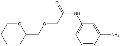 N-(3-aminophenyl)-2-(oxan-2-ylmethoxy)acetamide 구조식 이미지