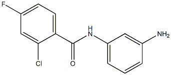 N-(3-aminophenyl)-2-chloro-4-fluorobenzamide 구조식 이미지