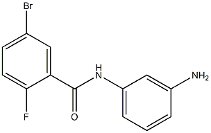 N-(3-aminophenyl)-5-bromo-2-fluorobenzamide Structure