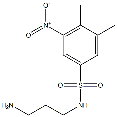 N-(3-aminopropyl)-3,4-dimethyl-5-nitrobenzene-1-sulfonamide Structure