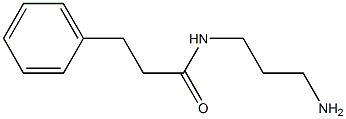 N-(3-aminopropyl)-3-phenylpropanamide 구조식 이미지