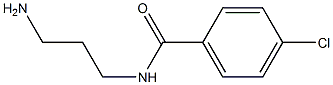 N-(3-aminopropyl)-4-chlorobenzamide 구조식 이미지