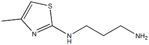 N-(3-aminopropyl)-N-(4-methyl-1,3-thiazol-2-yl)amine Structure