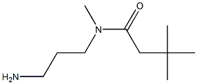 N-(3-aminopropyl)-N,3,3-trimethylbutanamide Structure