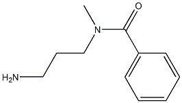 N-(3-aminopropyl)-N-methylbenzamide 구조식 이미지