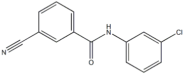 N-(3-chlorophenyl)-3-cyanobenzamide Structure
