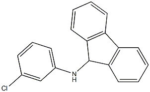 N-(3-chlorophenyl)-9H-fluoren-9-amine Structure