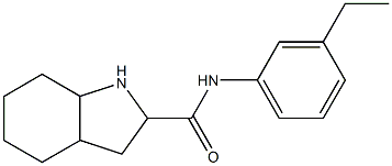 N-(3-ethylphenyl)-octahydro-1H-indole-2-carboxamide 구조식 이미지