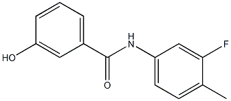 N-(3-fluoro-4-methylphenyl)-3-hydroxybenzamide Structure