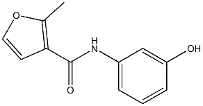 N-(3-hydroxyphenyl)-2-methylfuran-3-carboxamide Structure