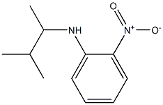 N-(3-methylbutan-2-yl)-2-nitroaniline 구조식 이미지