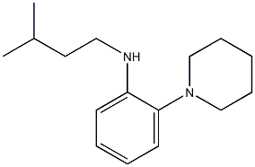 N-(3-methylbutyl)-2-(piperidin-1-yl)aniline 구조식 이미지