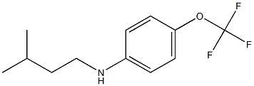 N-(3-methylbutyl)-4-(trifluoromethoxy)aniline 구조식 이미지