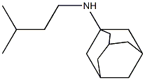 N-(3-methylbutyl)adamantan-1-amine 구조식 이미지