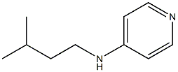 N-(3-methylbutyl)pyridin-4-amine 구조식 이미지