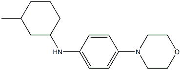 N-(3-methylcyclohexyl)-4-(morpholin-4-yl)aniline 구조식 이미지