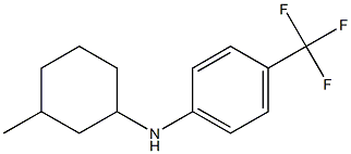 N-(3-methylcyclohexyl)-4-(trifluoromethyl)aniline 구조식 이미지