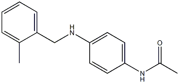 N-(4-{[(2-methylphenyl)methyl]amino}phenyl)acetamide 구조식 이미지